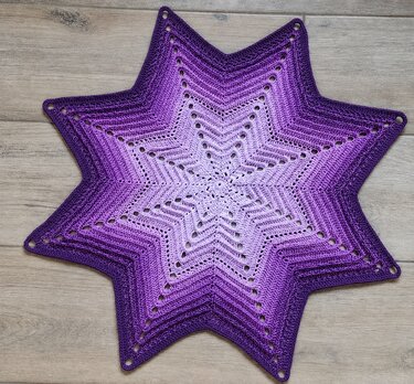 Anleitung Sternchendecke "Galaktica"