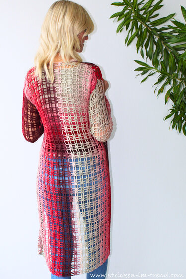 Crochet Pattern Tank Top & Long Summer Cardigan | CrochetDuo 1-2-3 IDEEN #4 - Image 15