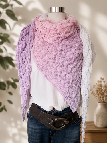 Little Waves – gestricktes Tuch – PDF Anleitung