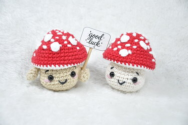 Crochet Pattern Mushroom *Little Lucky Charm*