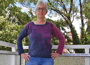 Frauhohmanns Häkelpullover "PolarLicht" - Bild 13