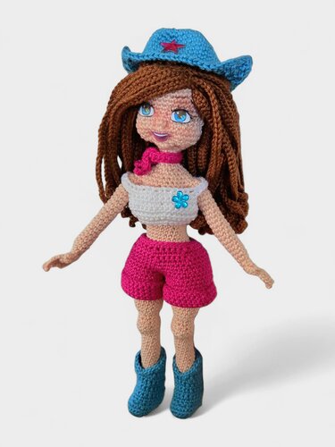 Crochet Pattern: Cowgirl Doll - Image 8