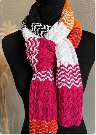Strickanleitung Schal Gezeiten - Bild 11