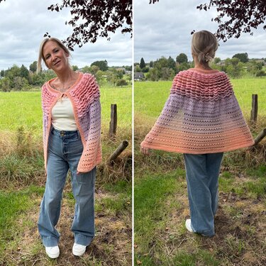 Häkelanleitung Ponchojacke "Sanfte Seele"