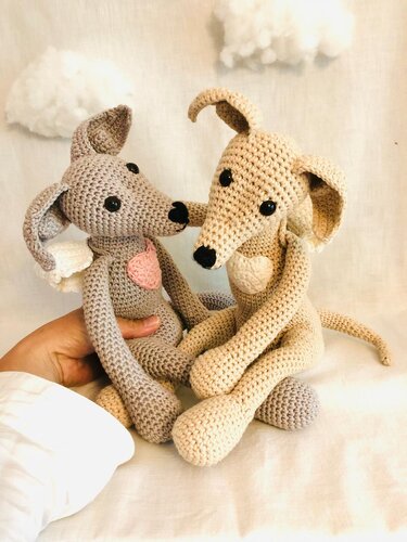 Atis the Messenger – PDF Crochet Pattern – Italian Greyhound Dog Amigurumi - Image 8