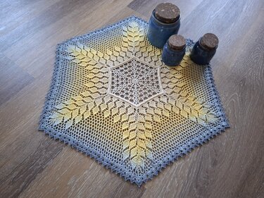 Häkelanleitung Tischdecke "Hexagon" - Bild 15