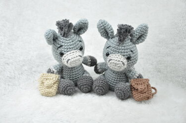 Crochet Pattern – Little Donkey with Backpack - Image 5