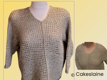 Sweater "Boxy" Tunisian Crochet – Advanced Beginners & Intermediate