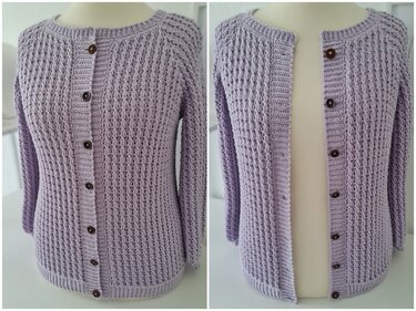 Jacke "Einfach verzopft" Häkelanleitung RVO + Bonus - Bild 2