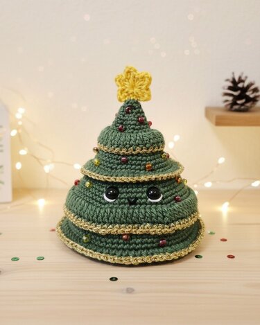 PDF Häkelanleitung Amigurumi Weihnachtsbaum Temmi
