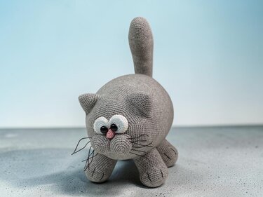 XXL Fat Cat - für eine große Kuschelkatze - Häkelanleitung - Bild 7