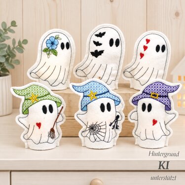 ITH LED Stickdatei Cover Gespenster Halloween Geist
