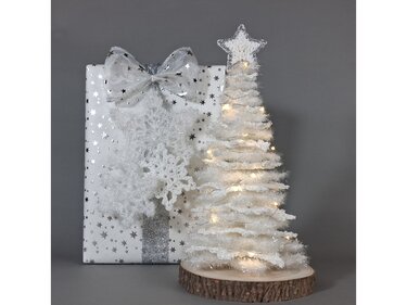 Häkelanleitung glitzernder Weihnachtsbaum aus Schneeflocken - für Anfänger - Bild 8