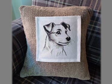 Cross Stitch Pattern Jack Russell Terrier Benji, embroidery pattern PDF/PNG