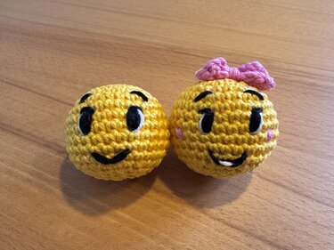 Häkelanleitung Smiley Charm / Smiley (mit und ohne Anhänger) - Bild 7