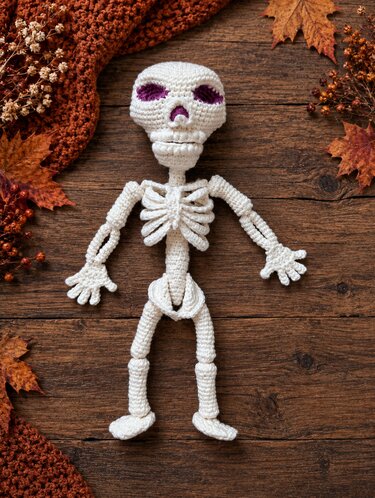 Halloween Skeleton - Crochet Pattern (DE, EN) - Image 5