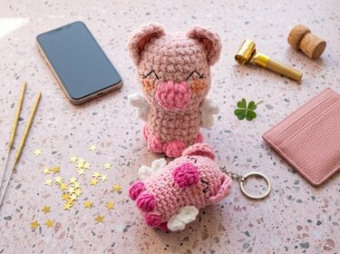 Crochet Pattern Lucky Piggy with Wings – Amigurumi - Image 5