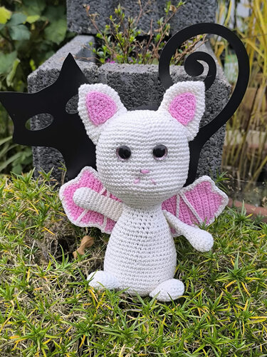 Kuschel Fledermaus, mini - Häkelanleitung - Bild 9