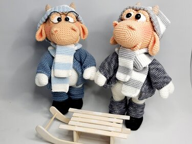 Häkelanleitung "Kevin" das Kälbchen