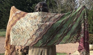 Strickanleitung Schal/Stola "So viel Heimlichkeit"