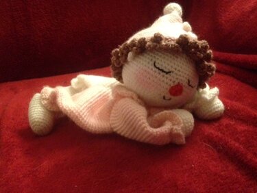 Babypüppchen Clown Lilli - Häkeln