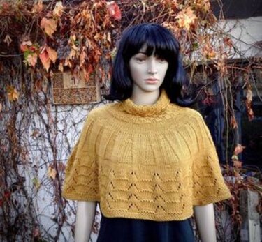 Big Poncho, gestrickt