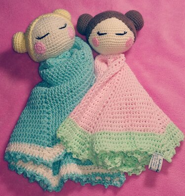 Schmusetuch kleine Prinzessin - Häkeln