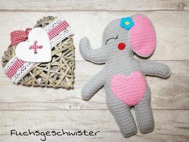 Eleonore das süße Elefantenkind häkeln
