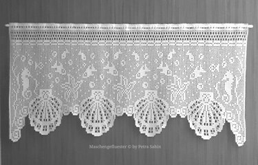 Gardine "La Mer" Häkeln / Anleitung