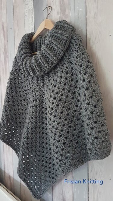 Häkelanleitung Poncho