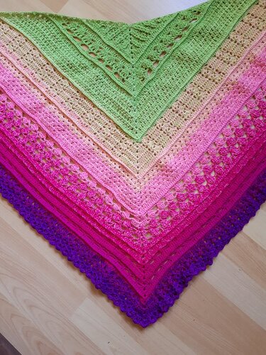 Häkelanleitung Dreieckstuch "Evas Jahr 2020"