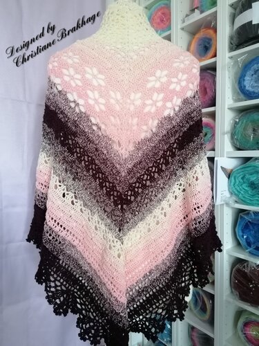 Anleitung "Odelia" Dreiecktuch - Häkeln