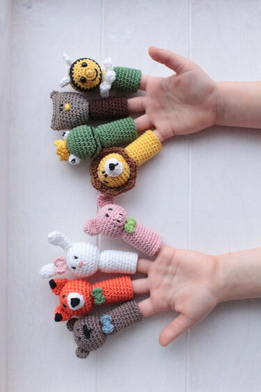 Häkelanleitung Fingerpuppen