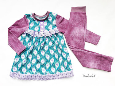 Rüschenshirt ANNA Gr. 80 - 122 - Nähen