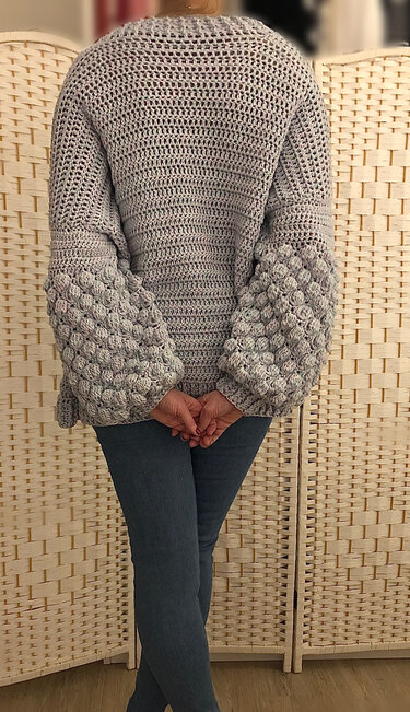 Anleitung POMPOM-Häkeljacke Chunky Candy - Häkeln