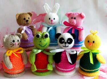 114DE Strickanleitung Eierwärmer - Amigurumi PDF Zabelina CP