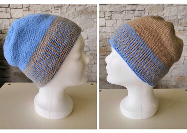 Strickanleitung "Mode-Muffel-Mütze" - in Doubleface