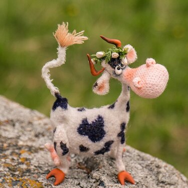 291DE Häkelanleitung Amigurumi Kuh Anfisa - PDF Pertseva CP