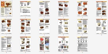 Mehrseitige PDF-Anleitung: gehäkelte Valentinskatzen und Herz-Amigurumi mit Fototutorials