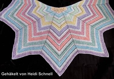 Häkelanleitung Tuch // Cape // Umhang Aura