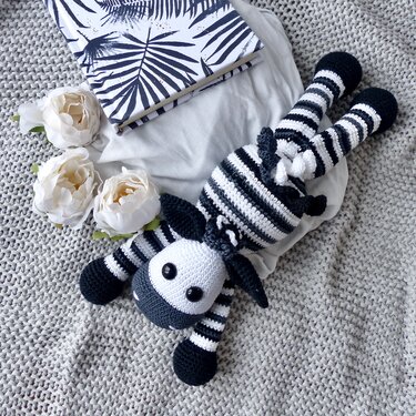 Spieluhr Zebra häkeln