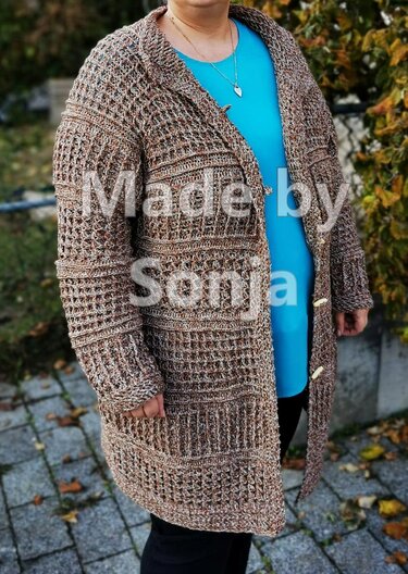 Anleitung für Cardigan "Häkelzickes Kuscheltraum" RVO alle Größen möglich - Bild 19