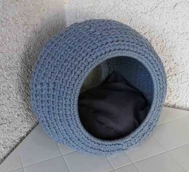 Häkelanleitung Marions Katzenhöhle