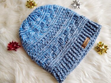 Häkelanleitung "Frosty" für eine Mütze oder Beanie