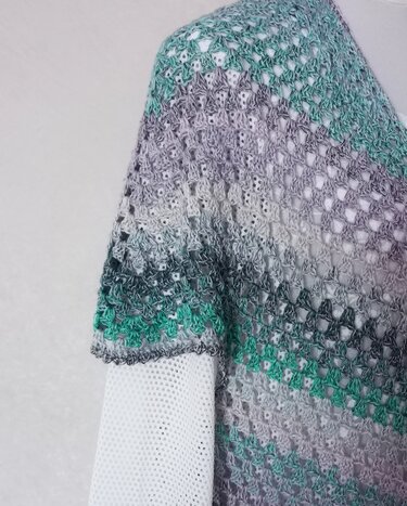 Crochet pattern cardigan or vest 'Papillon' - 2 patterns in one