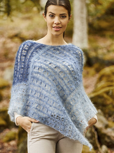 PONCHO BLAUE FEDER - Bild 2