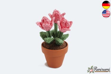 Crochet pattern tulip