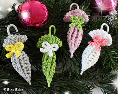 Umbrella with Bow - Sweet Decoration - Crochet