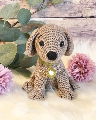 Häkelanleitung Hund "Helma"