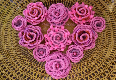 Anleitung Häkel Blume Flower Power 4 Varianten